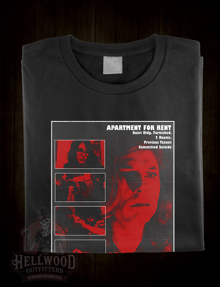 The Tenant Movie Poster T-Shirt for Cult Horror Fans – Hellwood