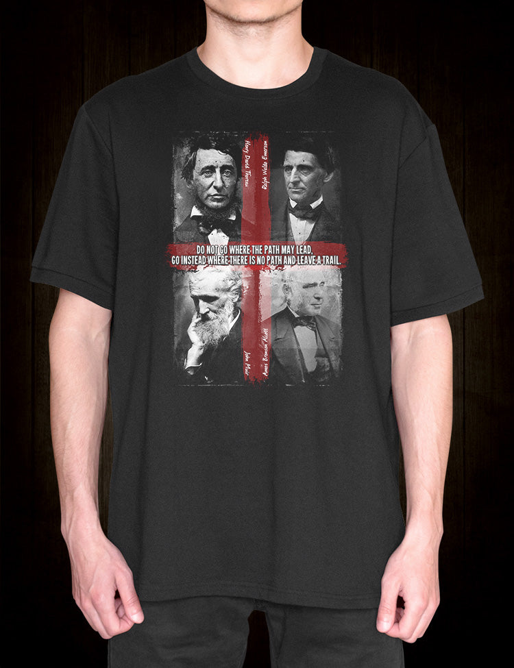 Thoreau Emerson Transcendentalists T-Shirt