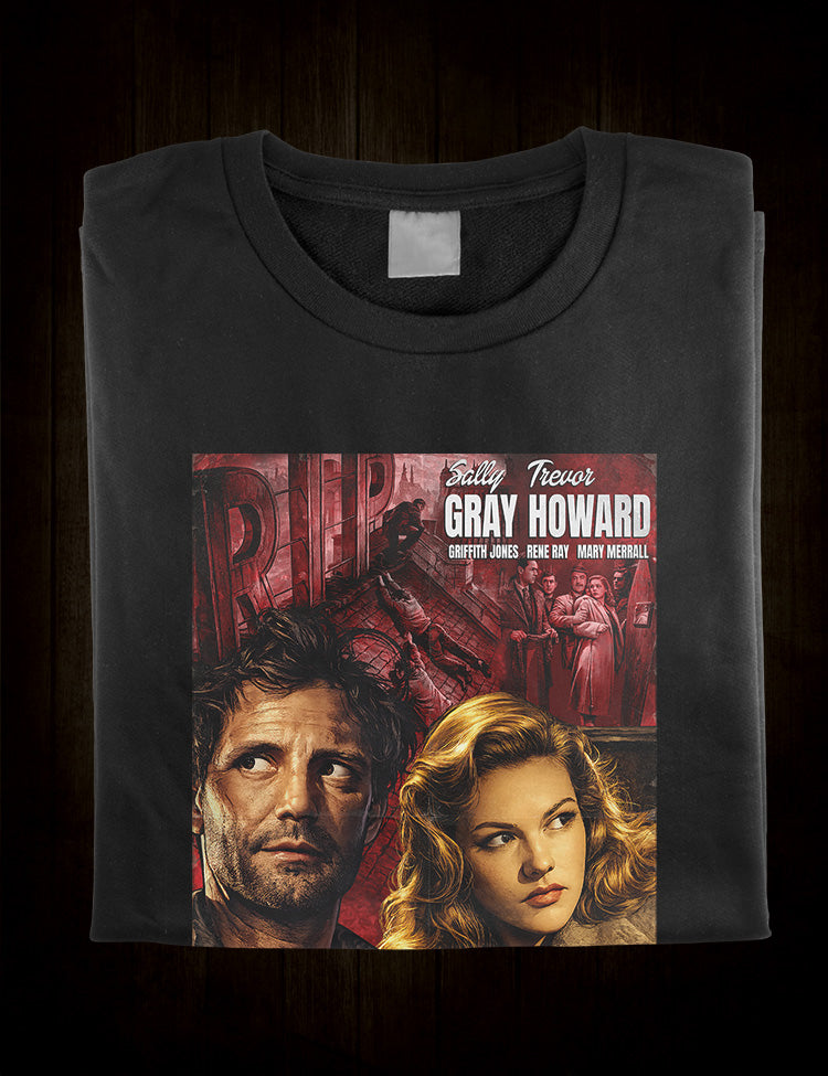 Dark crime film design inspired by They Made Me A Fugitive