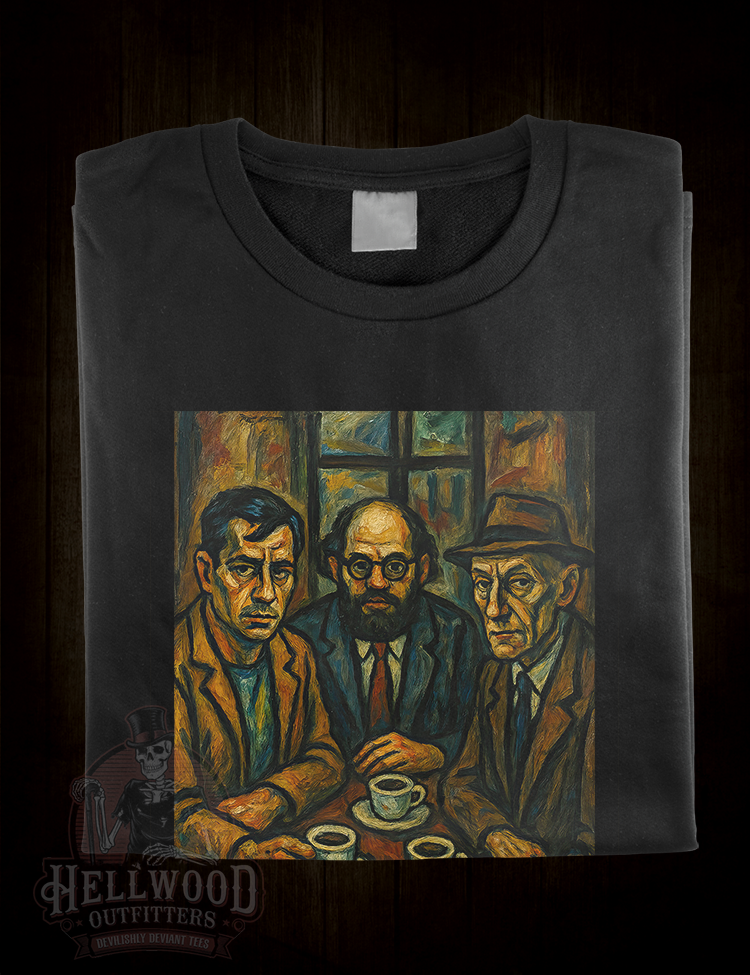 Beat Generation T-shirt inspired by 1950s American literature and counterculture