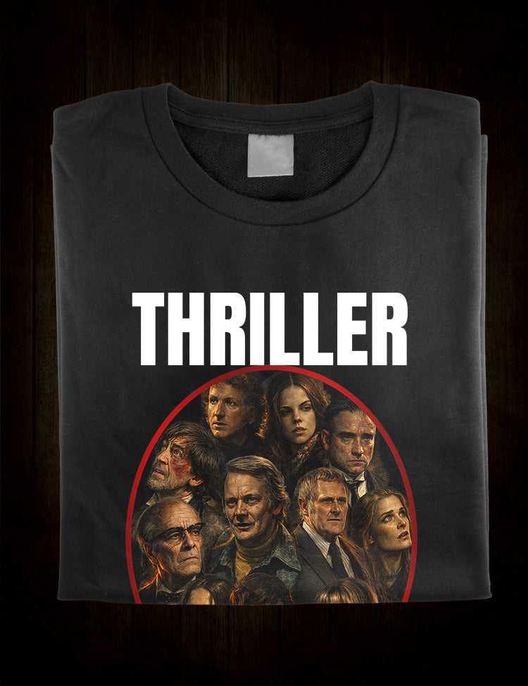 Classic British TV horror Thriller tribute shirt