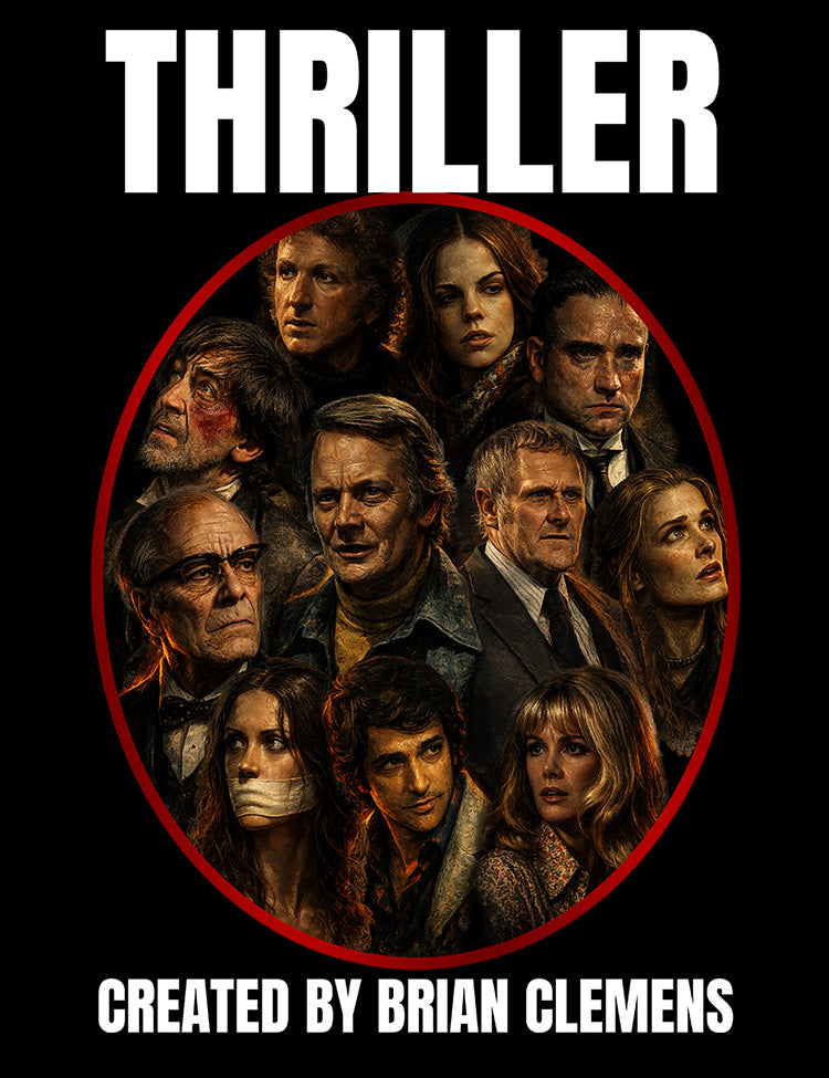 Thriller 1970s British horror anthology tee
