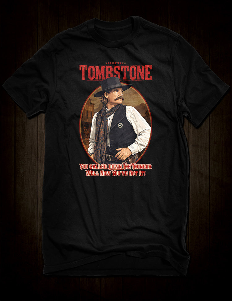 Wyatt Earp Tombstone movie t-shirt