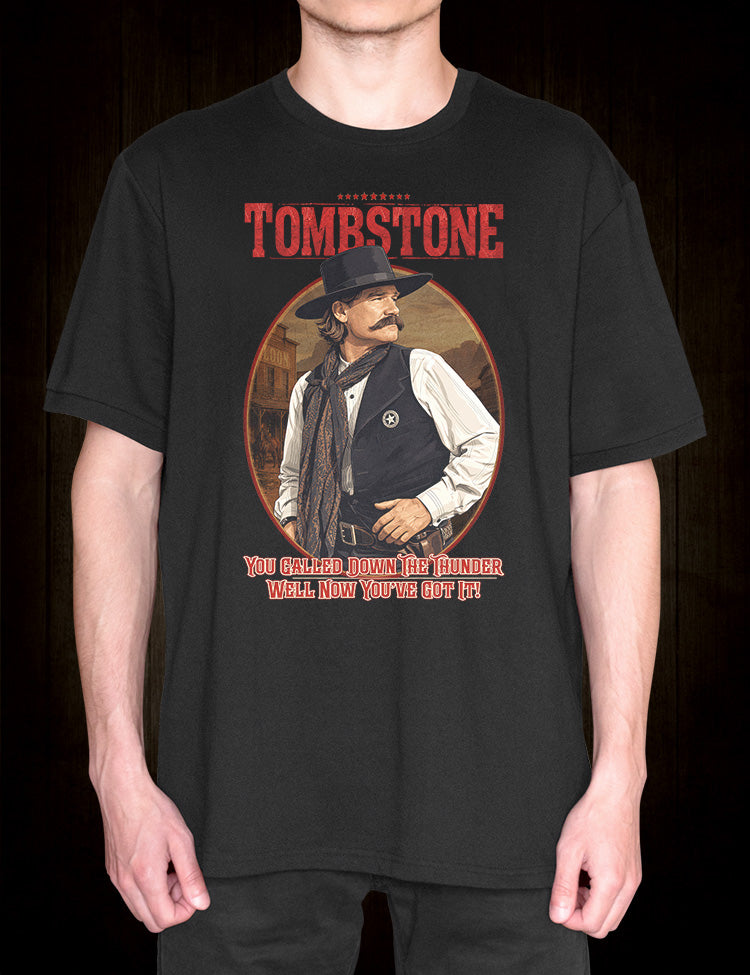 1993 Tombstone quote tee black shirt