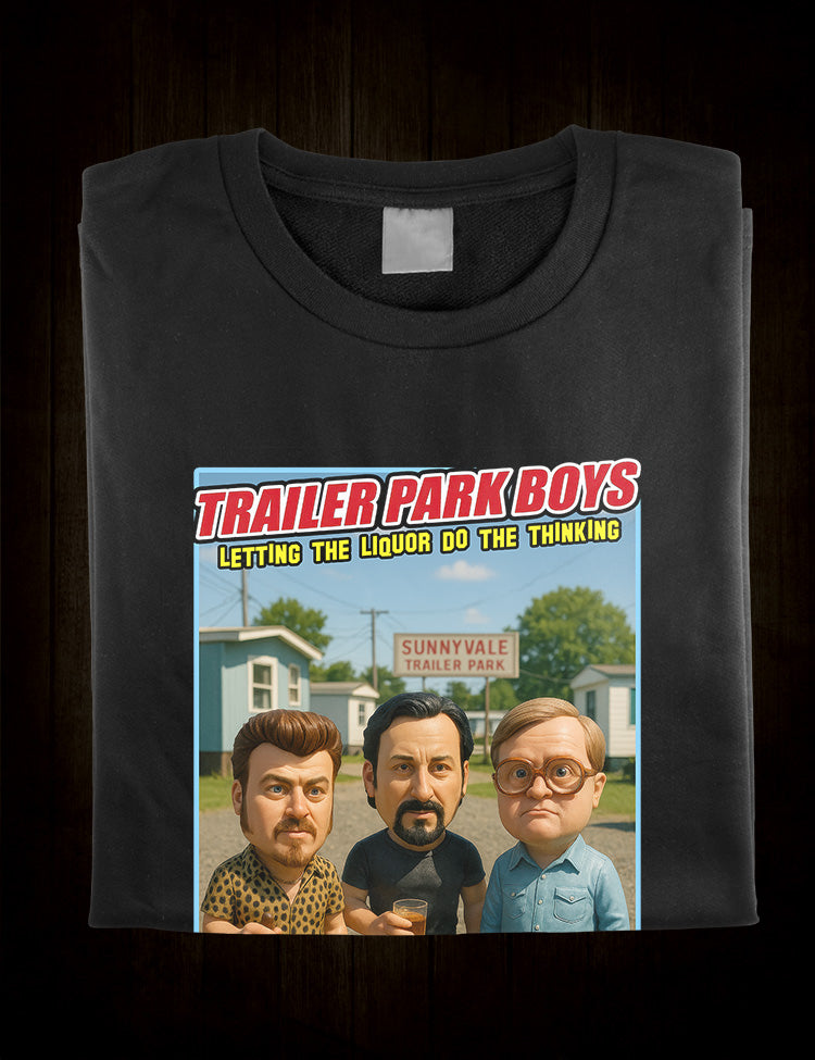 Bubbles Ricky and Julian Trailer Park Boys graphic for fans of cult television comedy