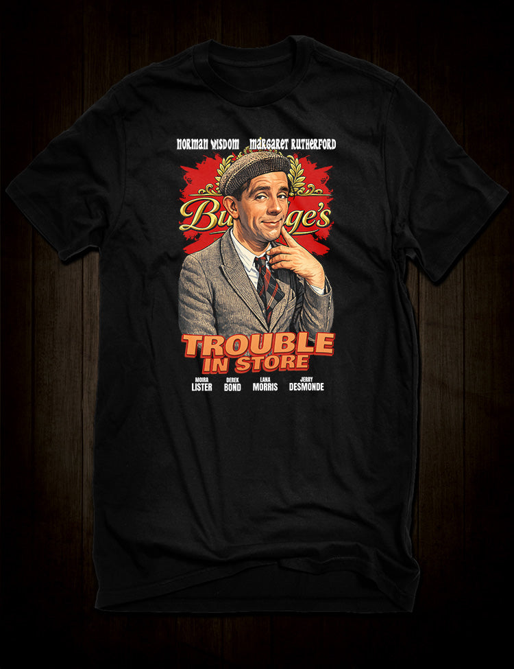 Norman Wisdom Trouble in Store T-Shirt inspired by the 1953 British comedy