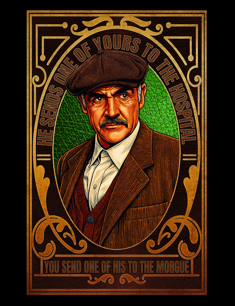 Sean Connery Jimmy Malone graphic tee