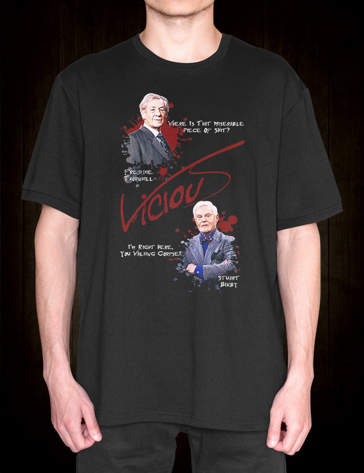 Classic TV Show Apparel - Vicious Inspired Tee for Comedy Lovers
