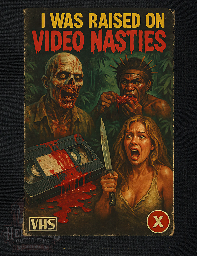 80s VHS horror nostalgia t-shirt
