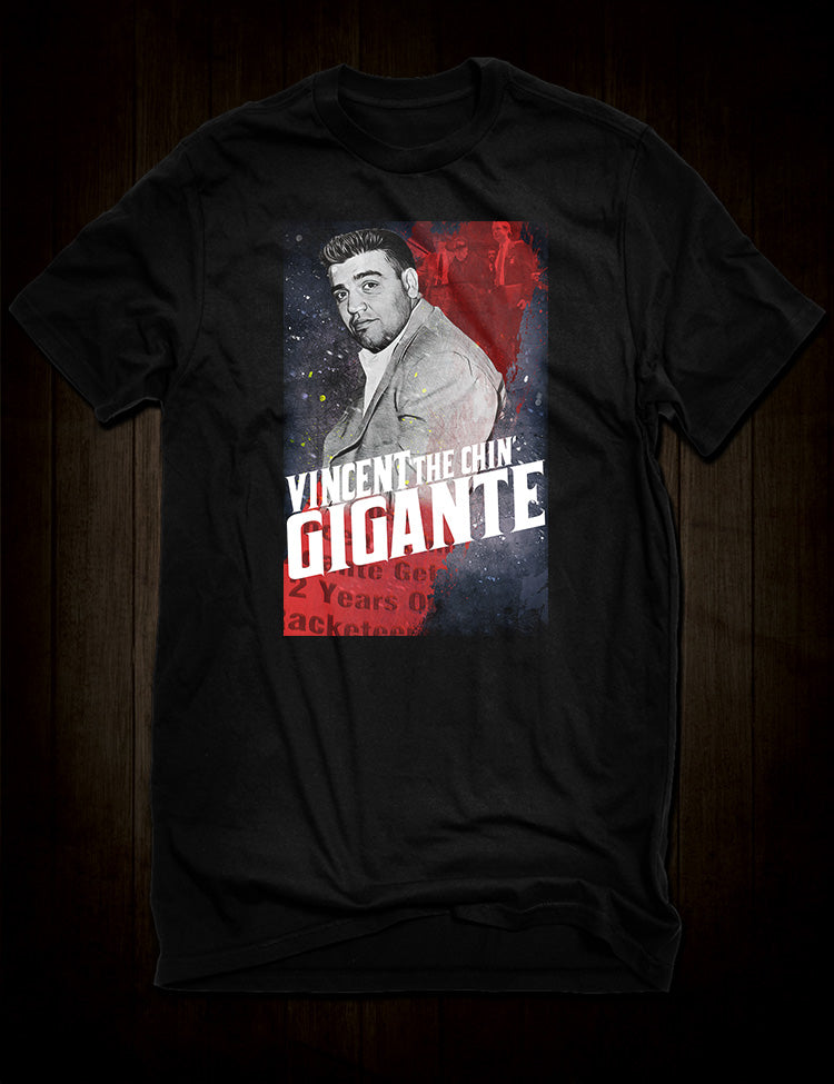 Vincent 'The Chin' Gigante T-Shirt - Mobster Fashion