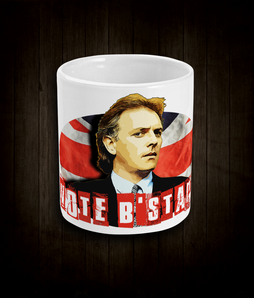 The New Statesman Vote B'Stard Mug