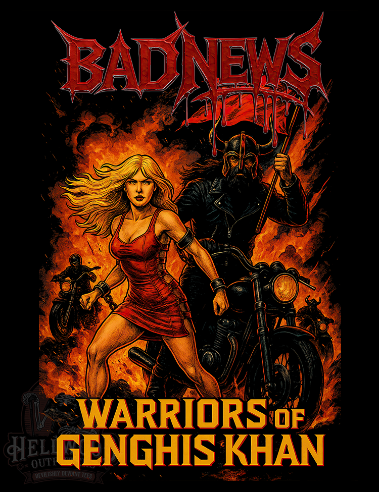 Comic Strip Presents metal parody tribute shirt