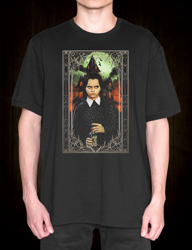 Gothic tribute: Wednesday Addams T-Shirt