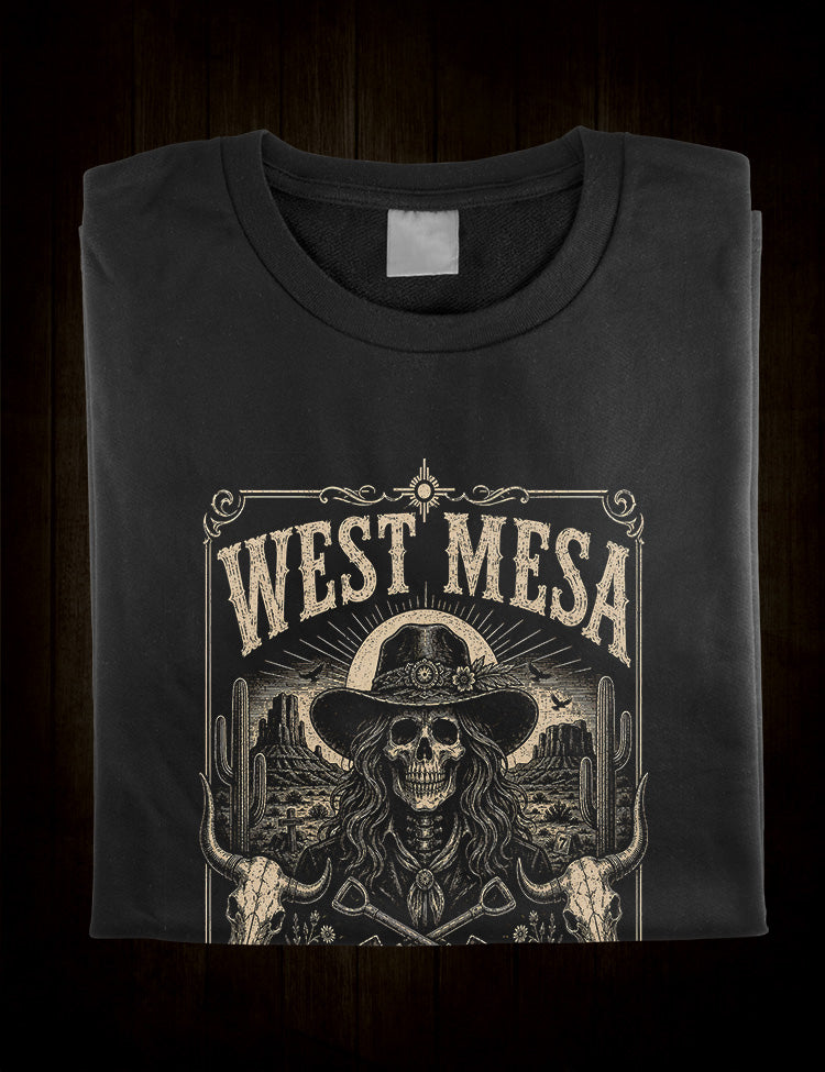 West Mesa murders apparel design with Albuquerque New Mexico lettering