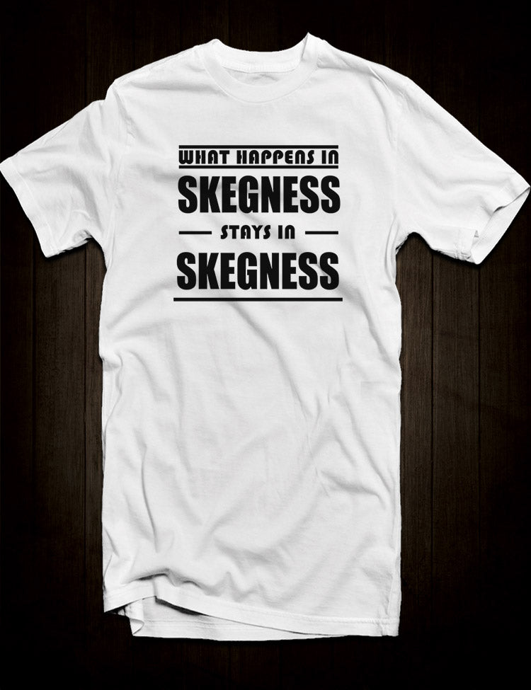 Funny Skegness holiday t-shirt design
