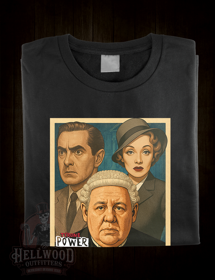 Hellwood Outfitters Witness For The Prosecution back print t-shirt