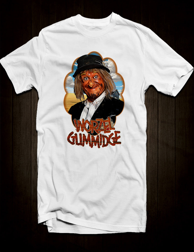 Worzel Gummidge T-Shirt celebrating the iconic British TV show