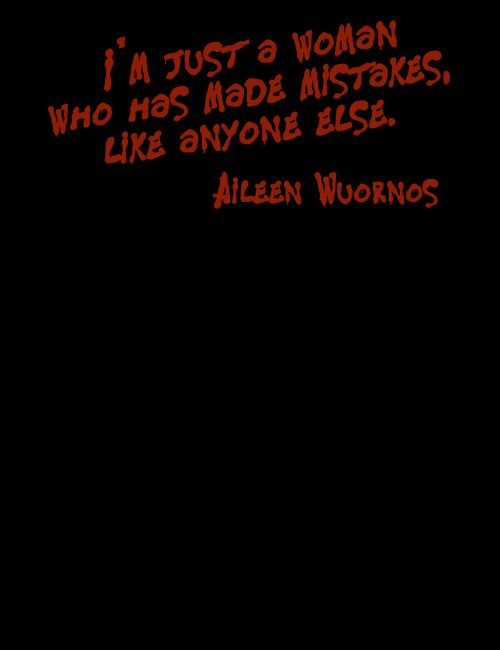 Hellwood Outfitters Aileen Wuornos T-shirt with pulp crime artwork