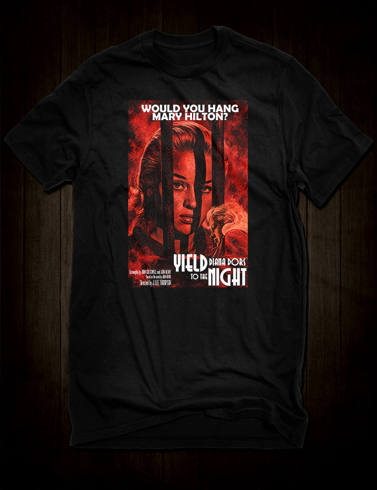 Yield To The Night T-Shirt inspired by the 1956 Diana Dors film