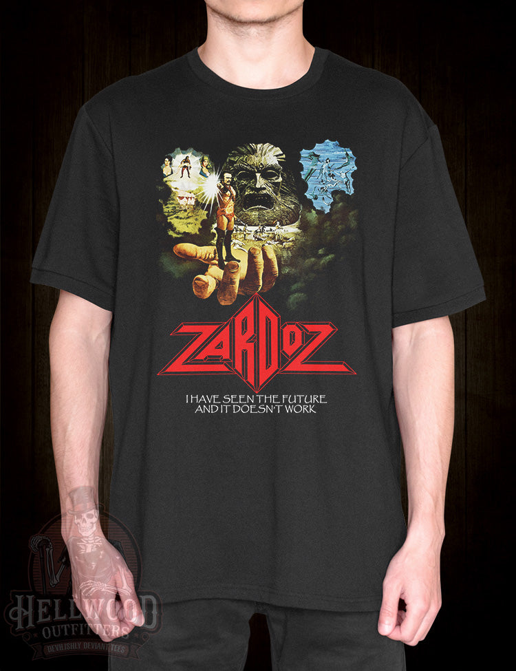 Zardoz T-Shirt – Cult Classic Sci-Fi Film Tribute – Hellwood