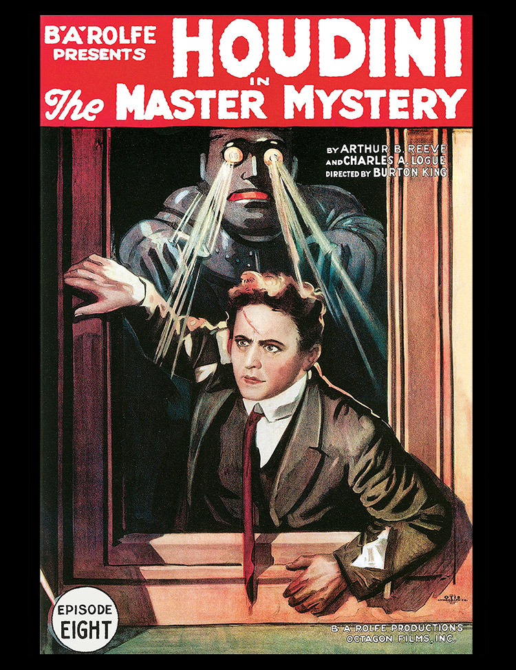 Harry Houdini In The Master Mystery T-Shirt - Hellwood Outfitters
