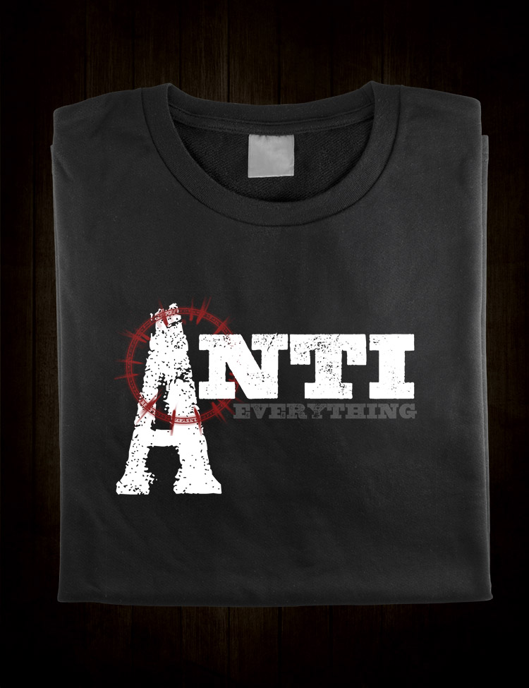 Anti Everything Slogan T-Shirt
