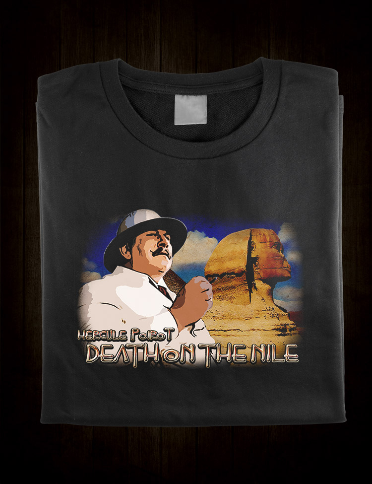 Hercule Poirot - Death On The Nile T-Shirt - Hellwood Outfitters