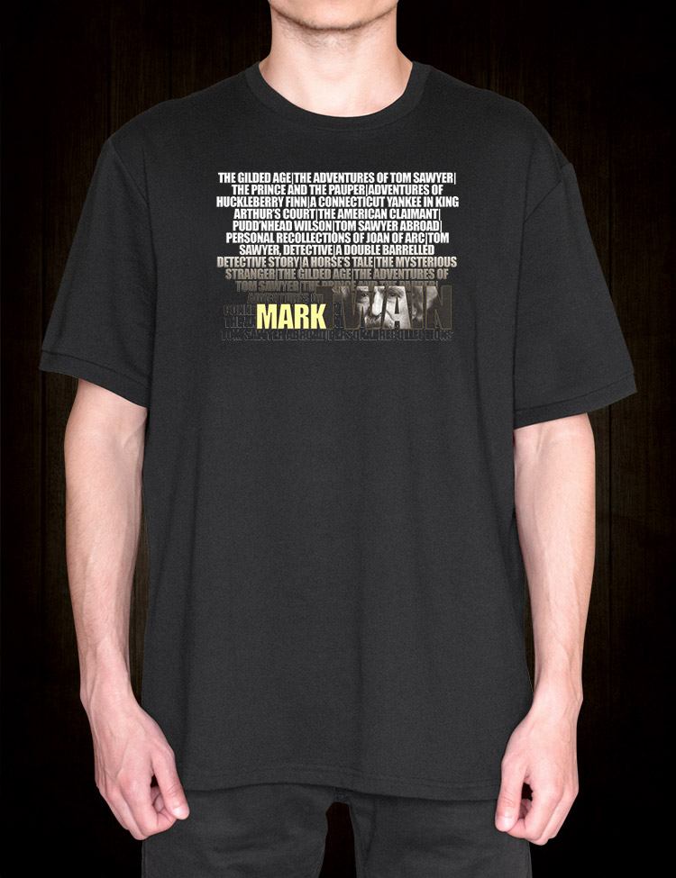Classic Literature T-Shirt Mark Twain