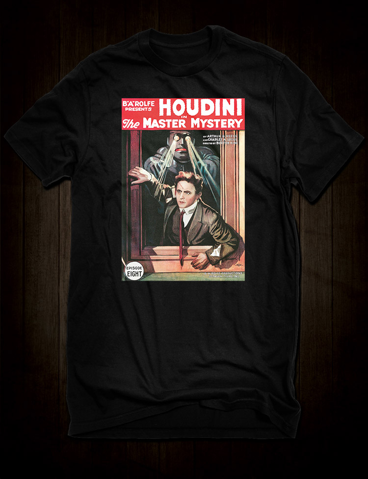 Harry Houdini In The Master Mystery T-Shirt - Hellwood Outfitters