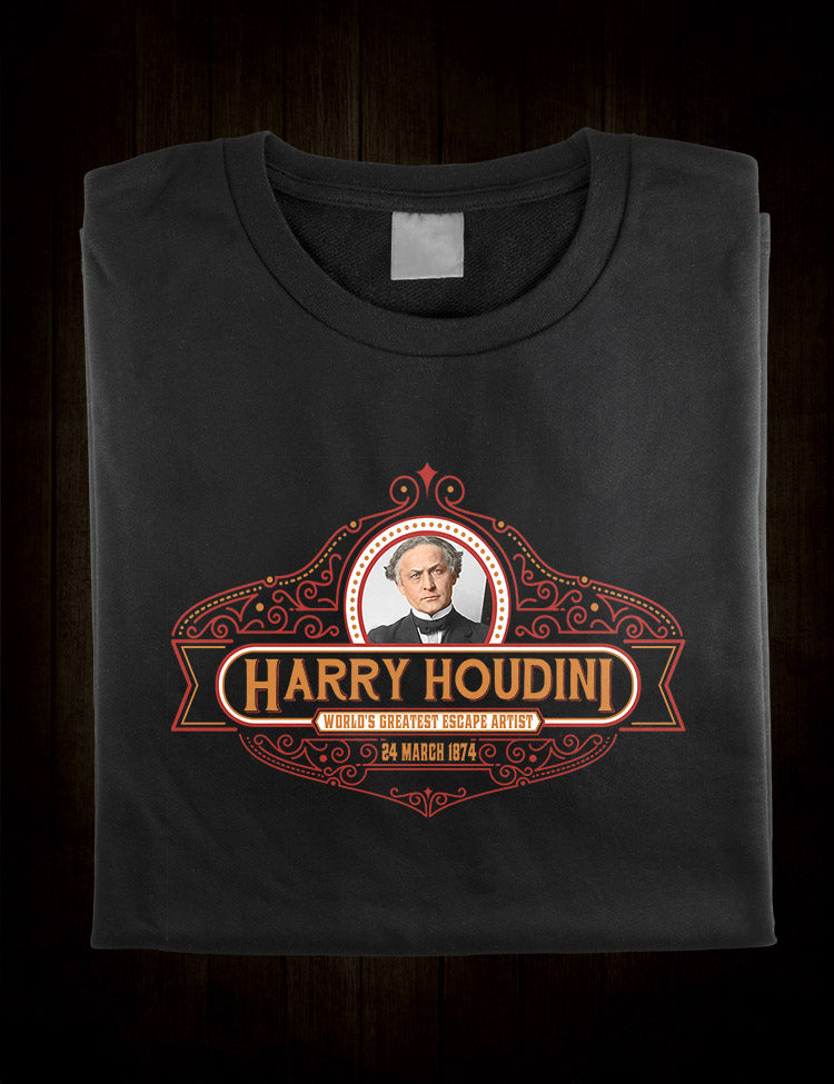 Worlds Greatest Escape Artist Harry Houdini T-Shirt - Hellwood Outfitters