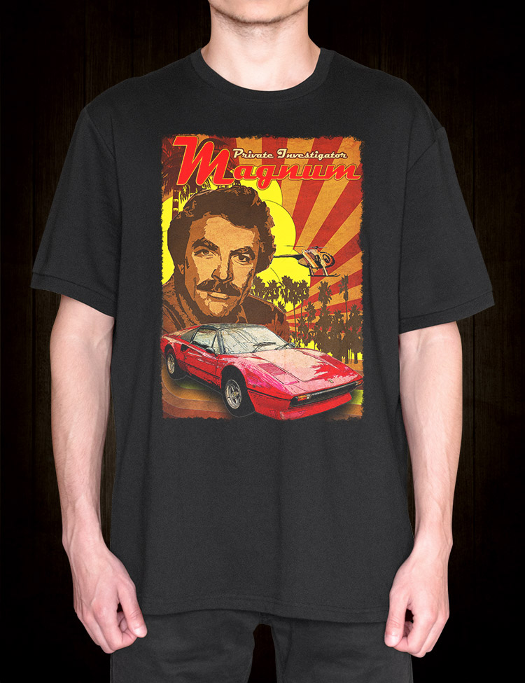 Tom Selleck Thomas Magnum PI T-Shirt