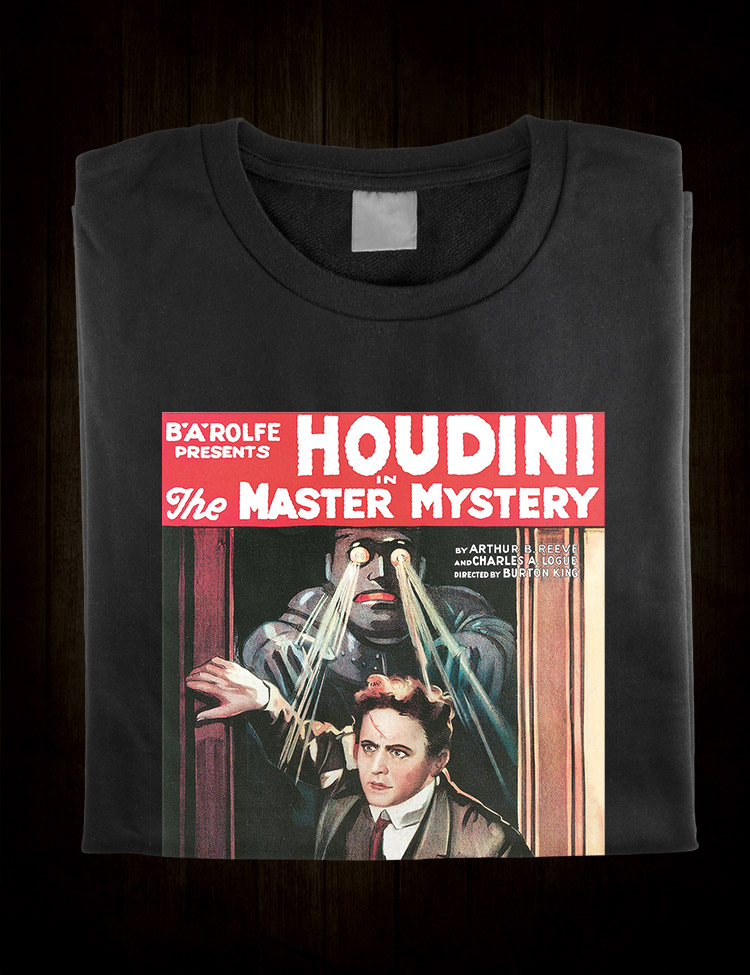 Harry Houdini In The Master Mystery T-Shirt - Hellwood Outfitters