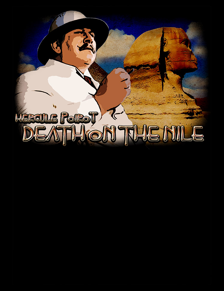 Hercule Poirot - Death On The Nile T-Shirt - Hellwood Outfitters