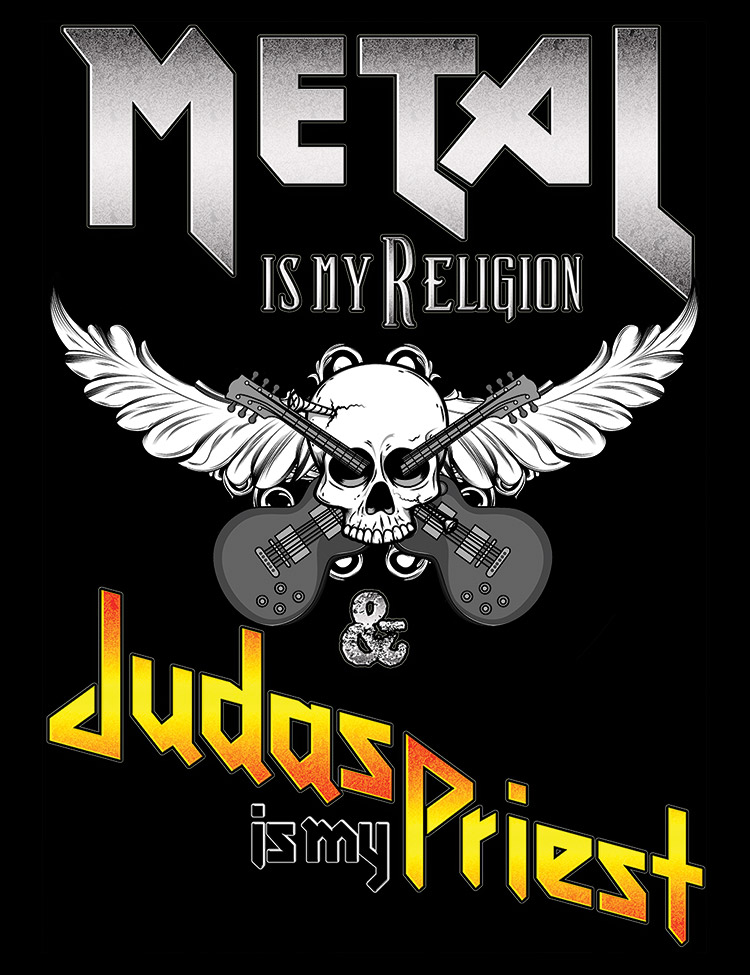 Metal Is My Religion T-Shirt - Hellwood Outfitters