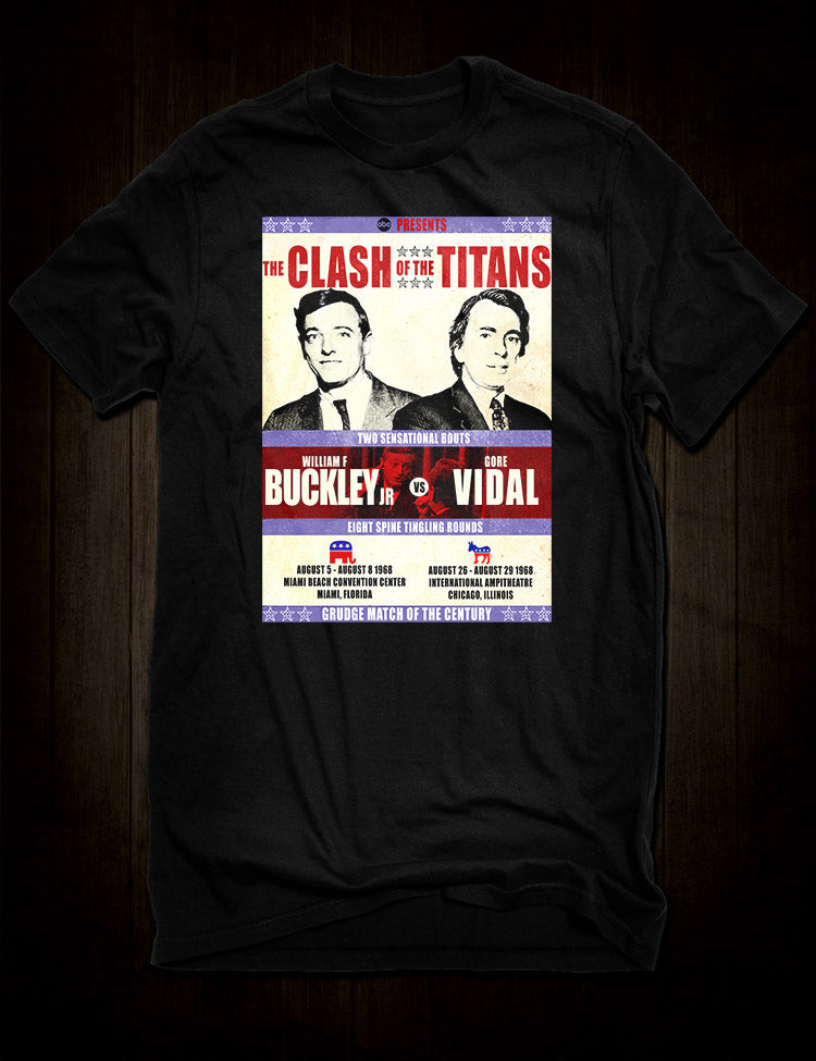 William F Buckley vs Gore Vidal T-Shirt