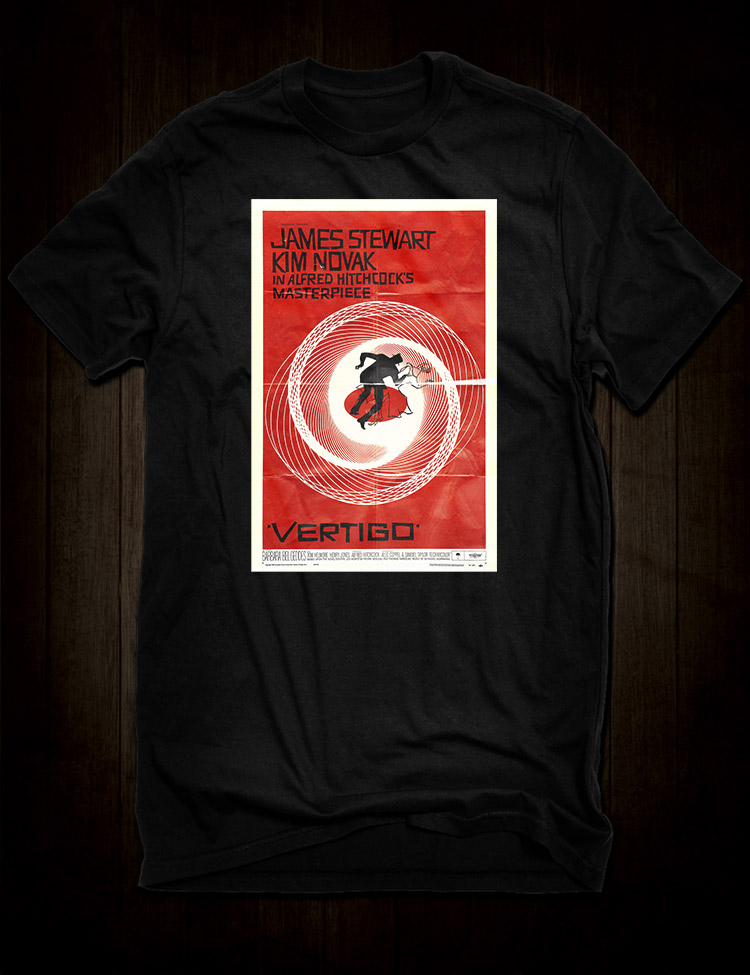 Vintage Vertigo Movie Poster T-Shirt