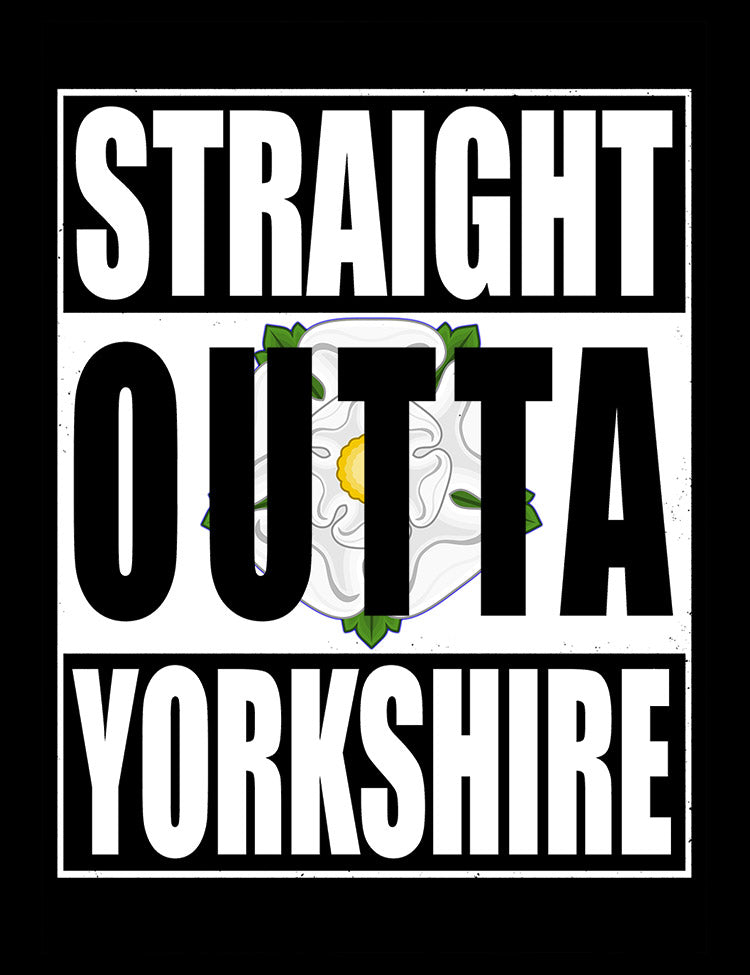 Straight Outta Yorkshire T-Shirt - Hellwood Outfitters