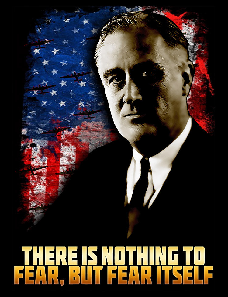Allied Nations - Franklin D. Roosevelt T-Shirt - Hellwood Outfitters