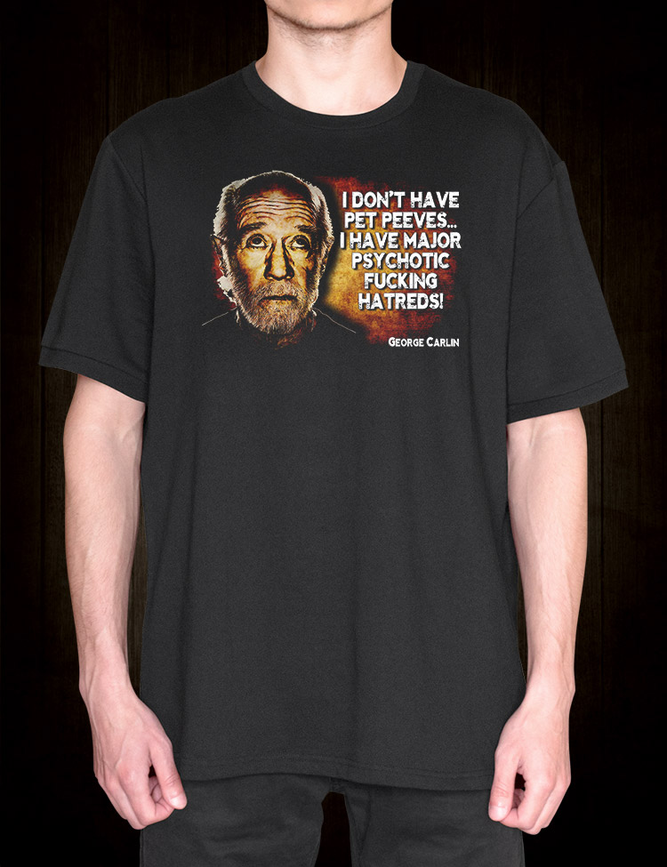 George Carlin T-Shirt - Hellwood Outfitters