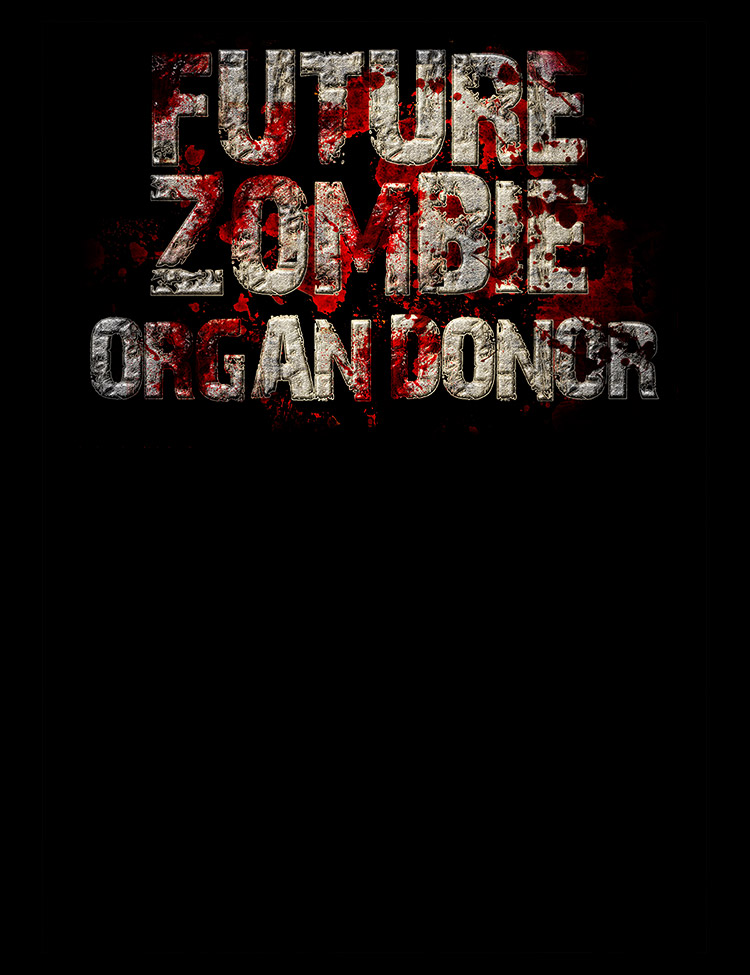 Future Zombie Organ Donor T-Shirt - Hellwood Outfitters