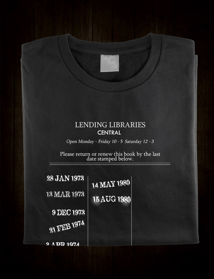 Vintage Library Card T-Shirt