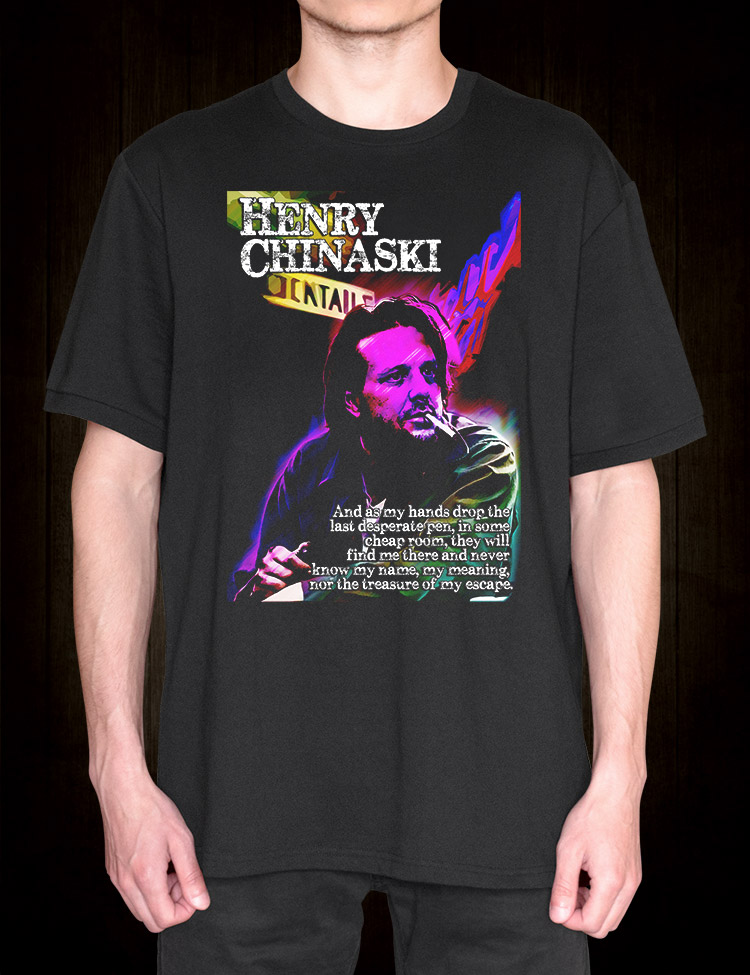 Henry Chinaski T-Shirt - Hellwood Outfitters