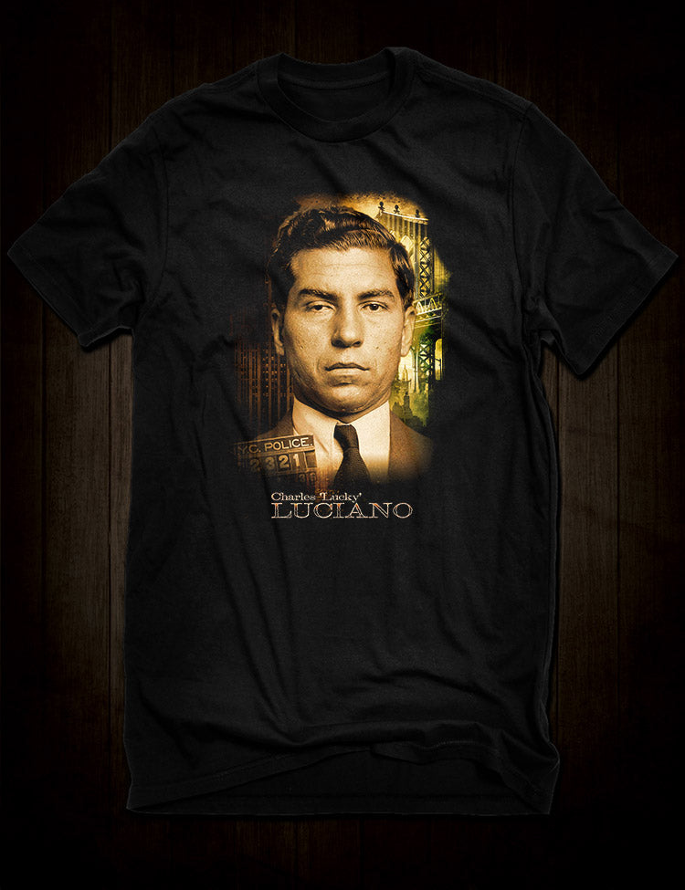 Charles 'Lucky' Luciano T-Shirt - Hellwood Outfitters