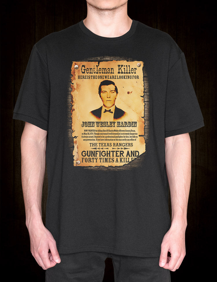 John Wesley Hardin T-Shirt - Hellwood Outfitters