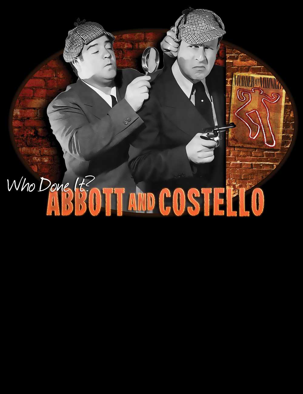Who Done It Abbott And Costello T-Shirt