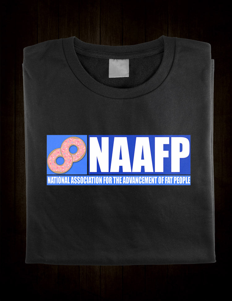 NAAFP - National Association For The Advancement Of Fat People T-Shirt - Hellwood Outfitters