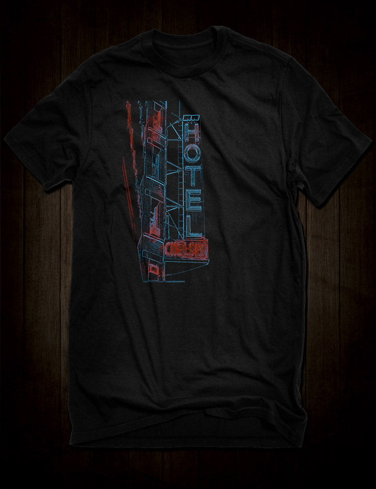 Chelsea Hotel Sign T-Shirt - Hellwood Outfitters