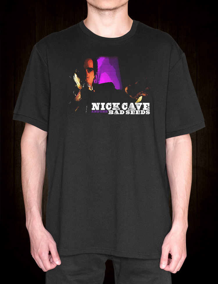 Nick Cave Bad Seed Black Mens T-Shirt Graphic Unisex Tee Shirt Nick Cave Bad Seed Black Mens T-Shirt Graphic Unisex Tee Shirt