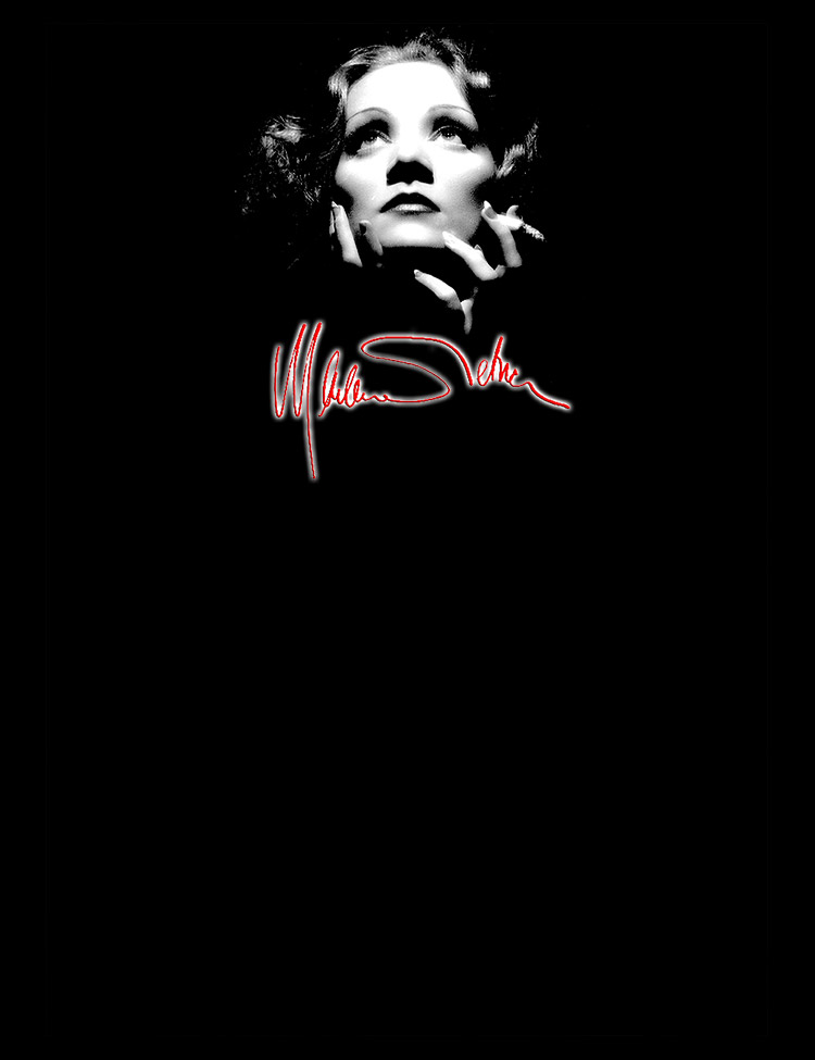 Marlene Dietrich T-Shirt - Hellwood Outfitters