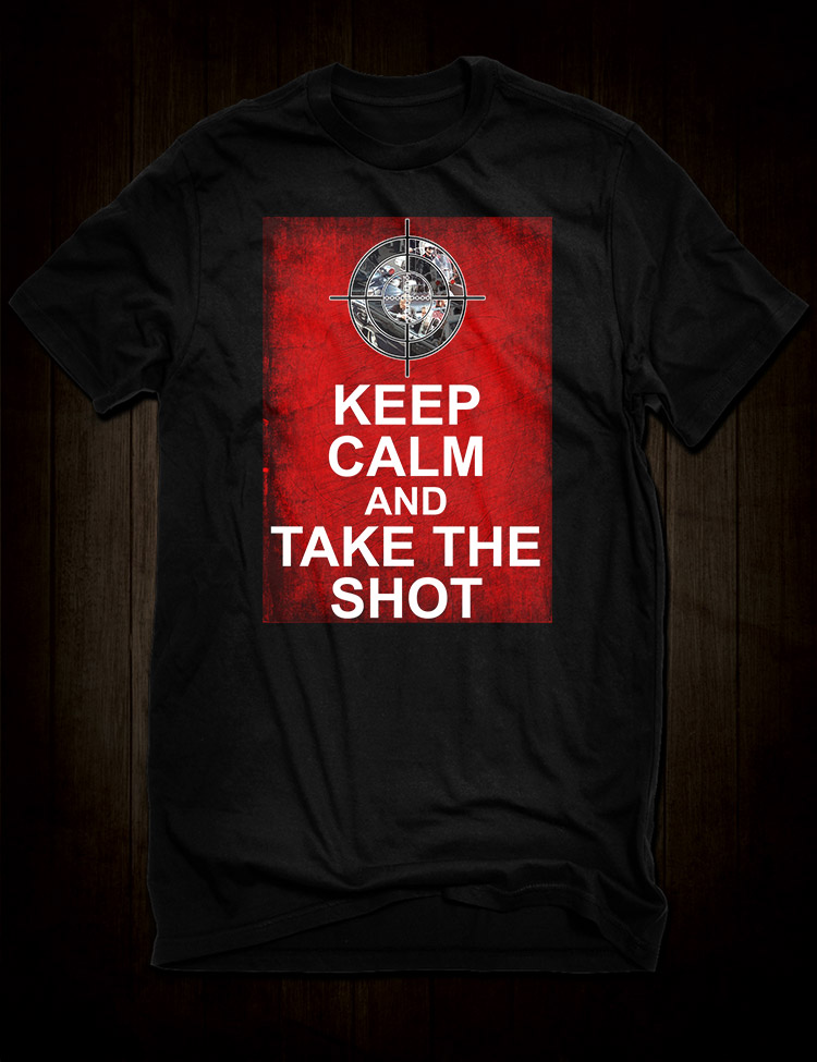 Keep Calm & Take The Shot T-Shirt - Hellwood Outfitters